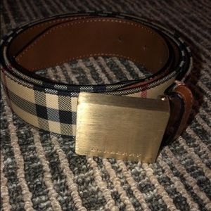 Size 34/85 authentic Burberry belt
